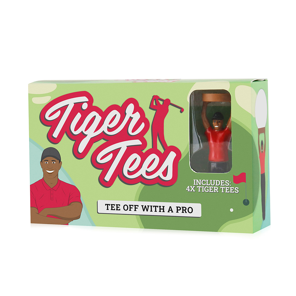 Tiger Golf Tees Set van 4