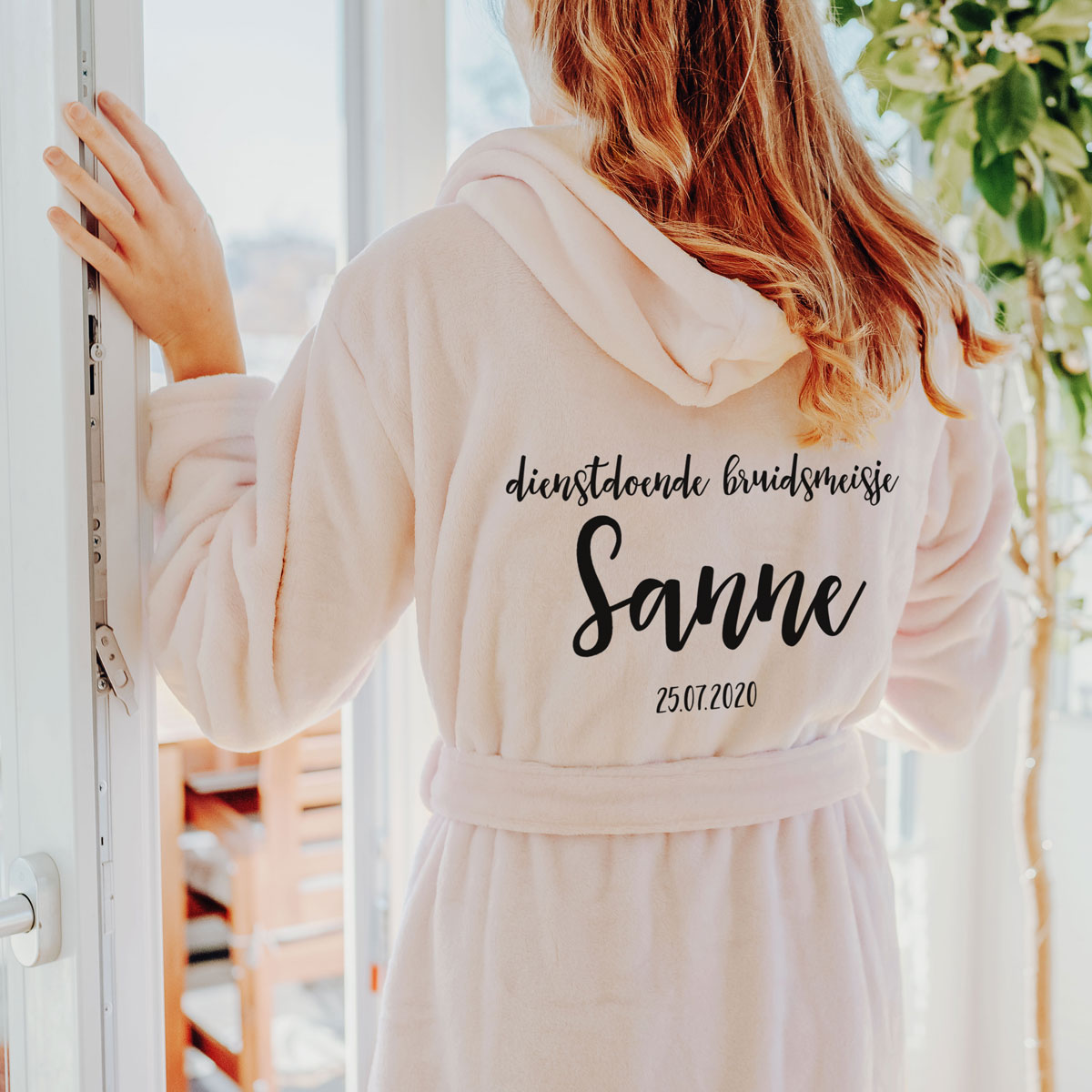 Personaliseerbare badjas met naam