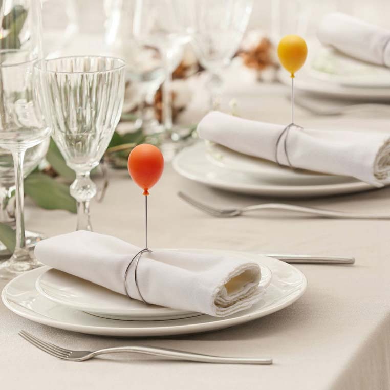 Luchtballon servetringen Luchtballon servetringen