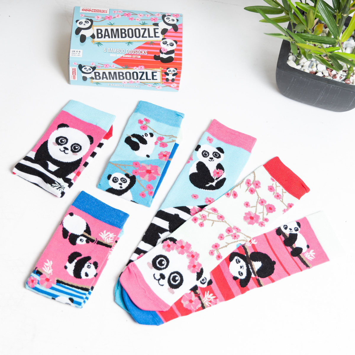 Bamboozle Panda Sokken Mix & Match