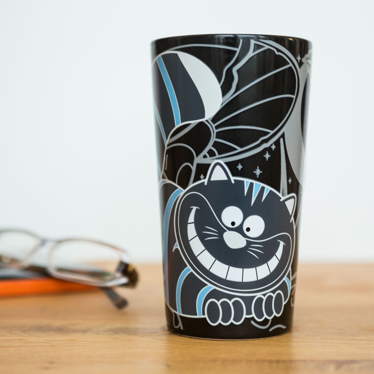 Warmtegevoelige mok met Cheshire Cat