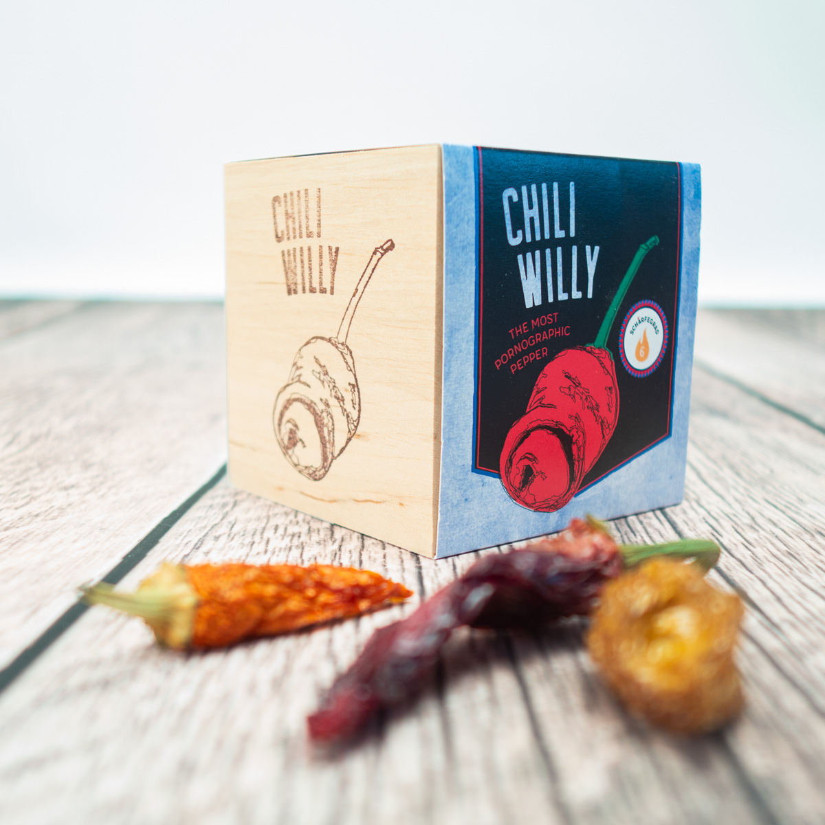 Ecocube – Chili in houtblokken
