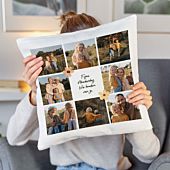 Personaliseerbare kussenhoes met tekst en symbolen