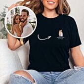 Gepersonaliseerd t-shirt met kleine illustratie