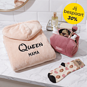 Cadeauset toilettas, badjas en sokken