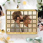 Gepersonaliseerde chocolade met foto - 35 stukjes