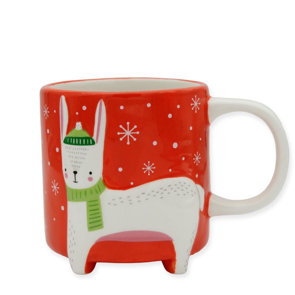 Konijnen mok Winter Edition
