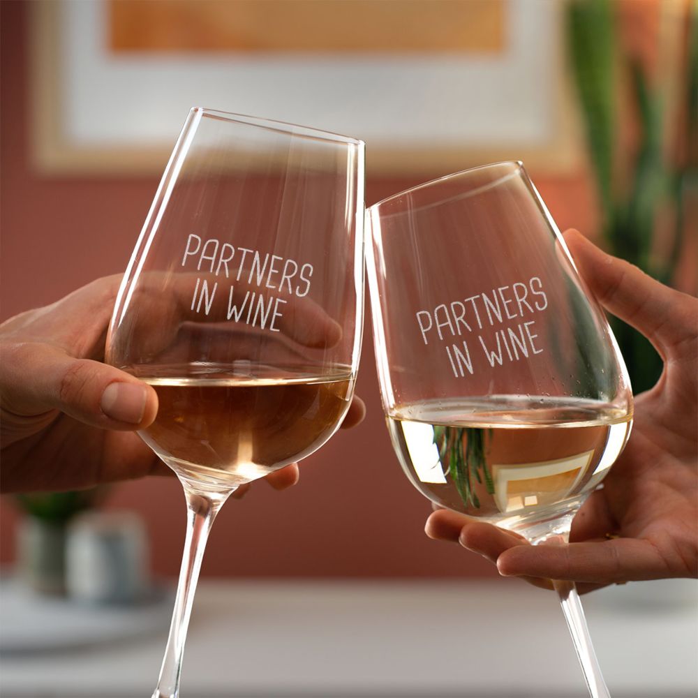 Gepersonaliseerd wijnglas met spreuk