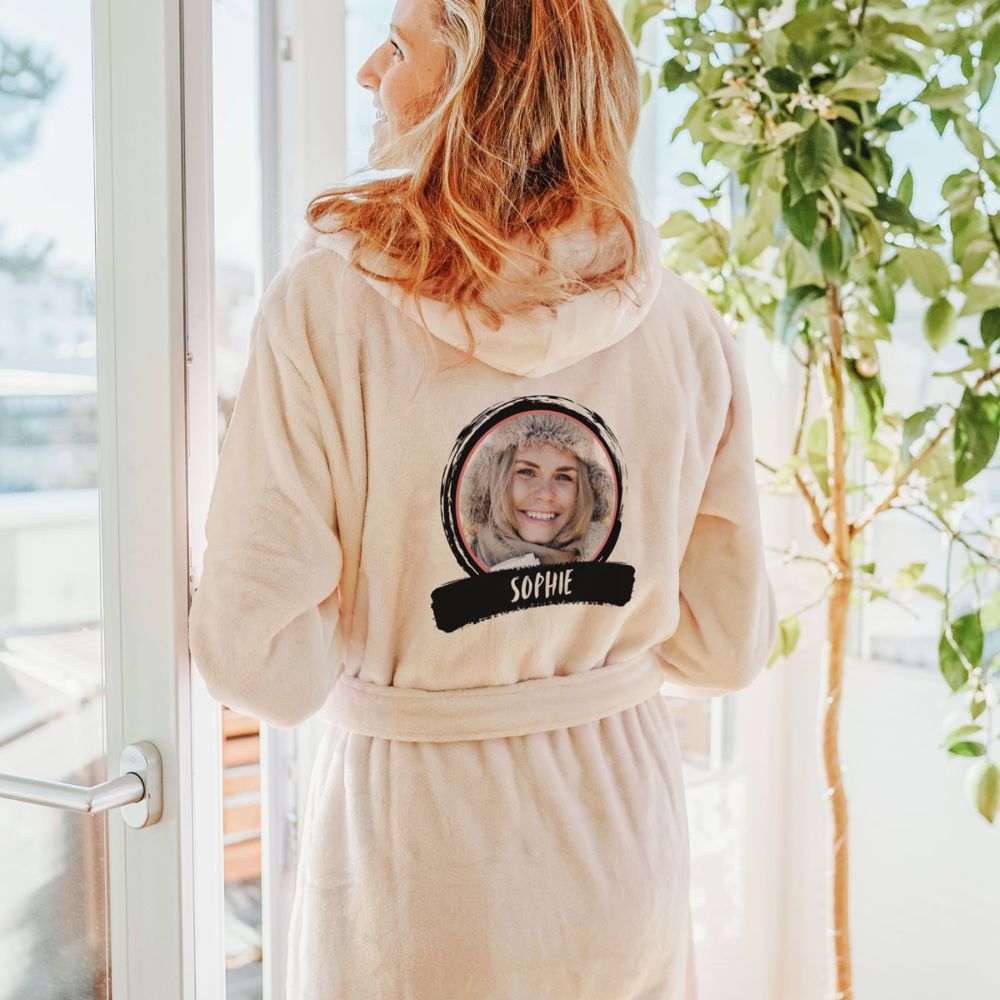 Personaliseerbare Badjas met Foto & Tekst