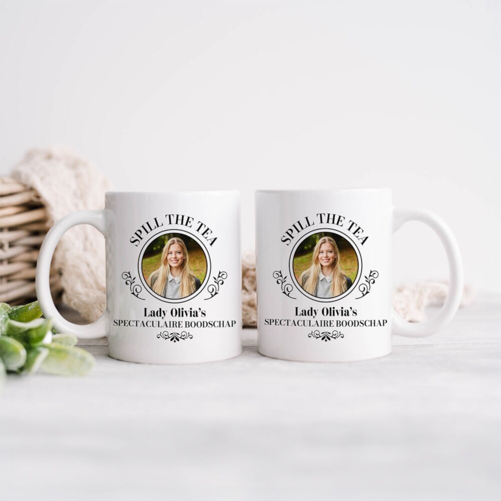 Gepersonaliseerde mok Spill the Tea