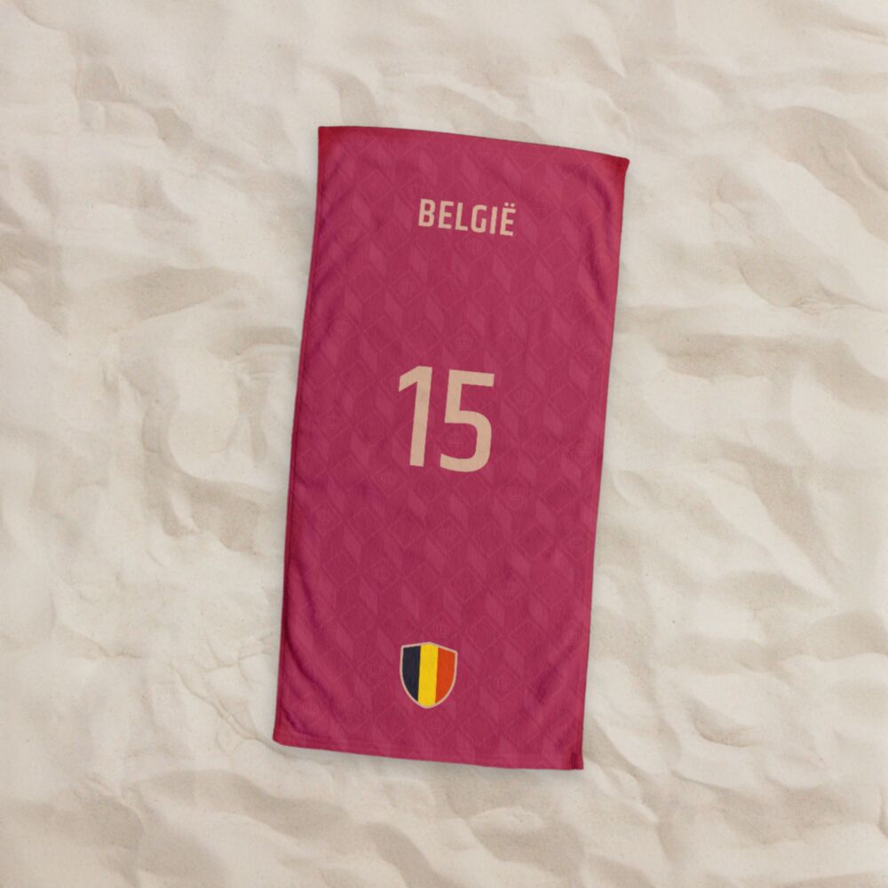 Gepersonaliseerde handdoek EK voetbal