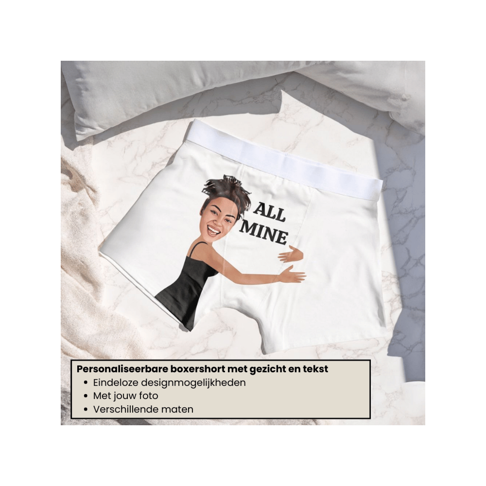 Cadeauset sokken en boxershorts met gezicht