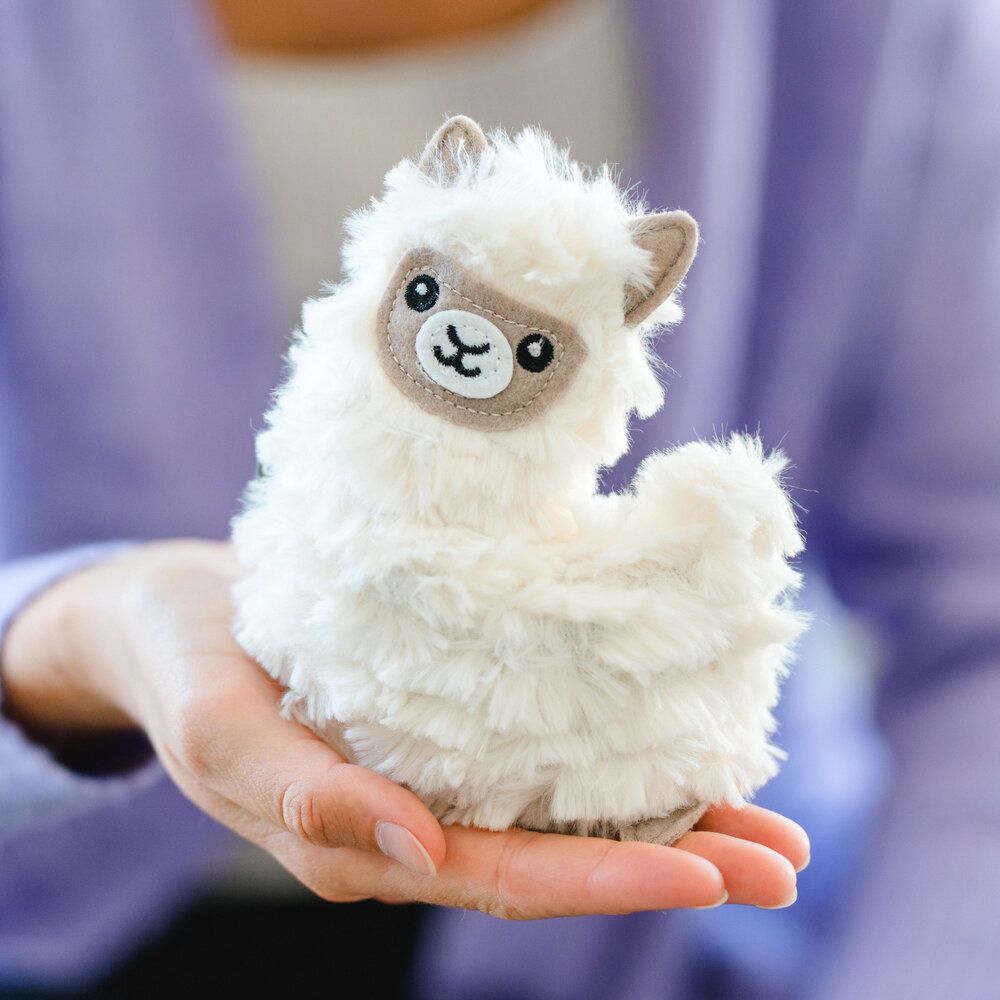 Verwarmbare mini lama