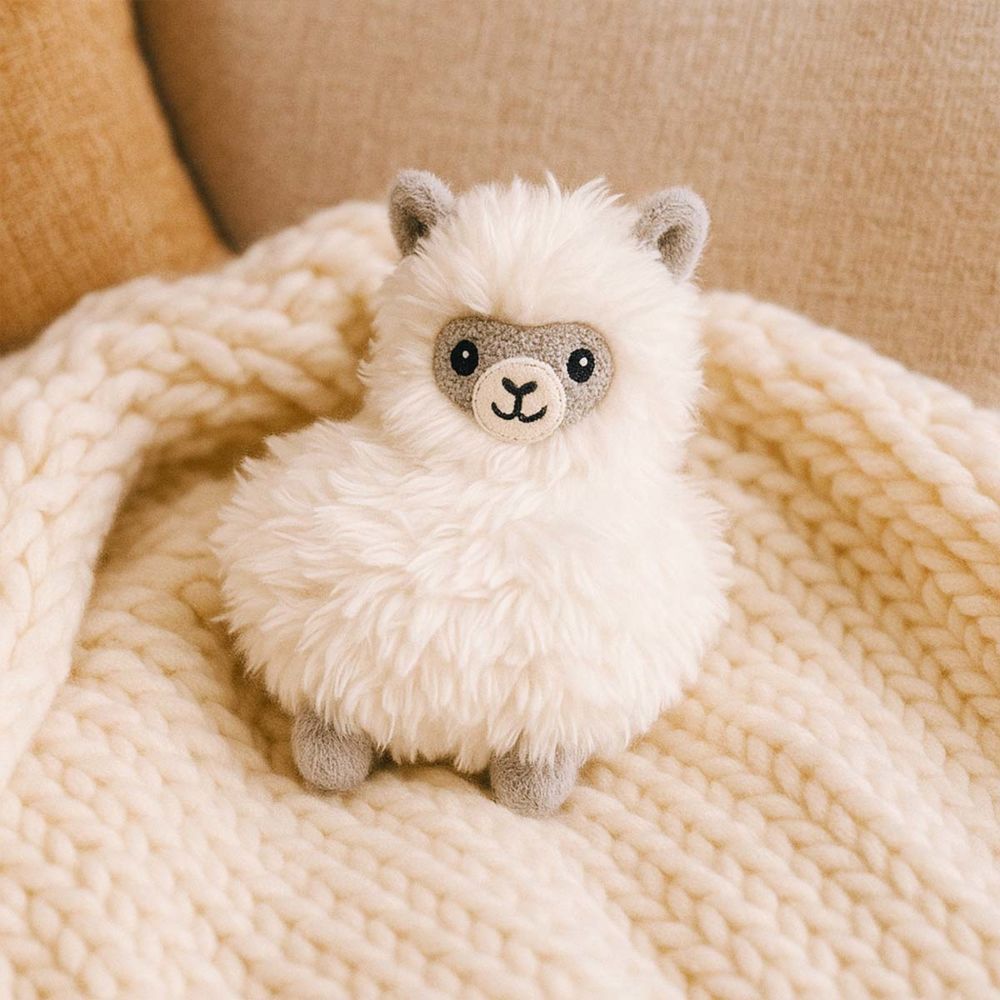 Verwarmbare mini lama