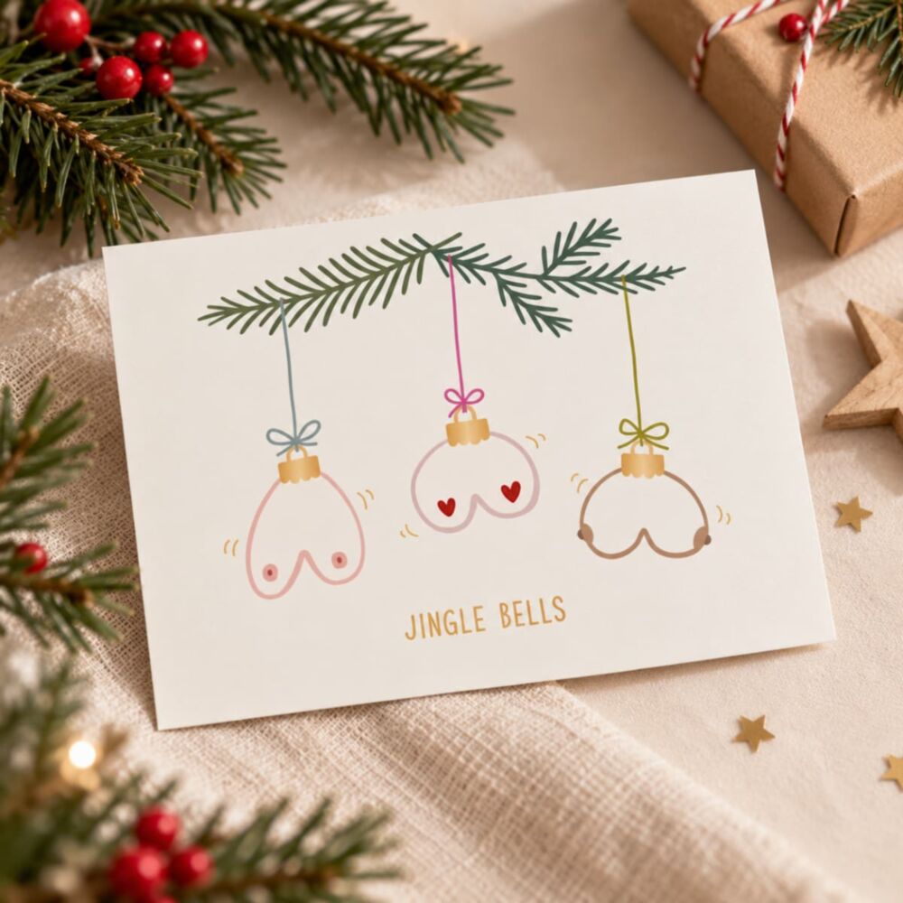 Jingle Bells kerstkaart
