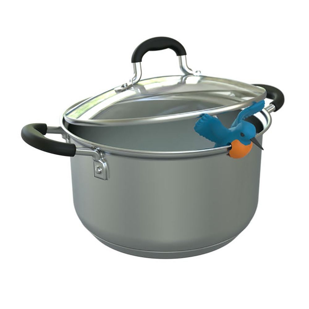 Vogel pan- en lepelhouder