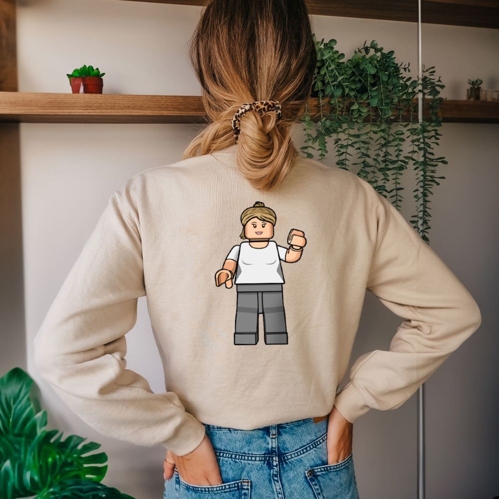 Gepersonaliseerde trui met jouw poppetje