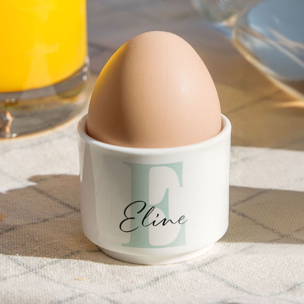 Personalisierbare Eierbecher 2er-Set mit Monogramm