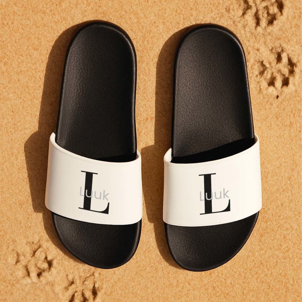 Gepersonaliseerde badslippers met monogram