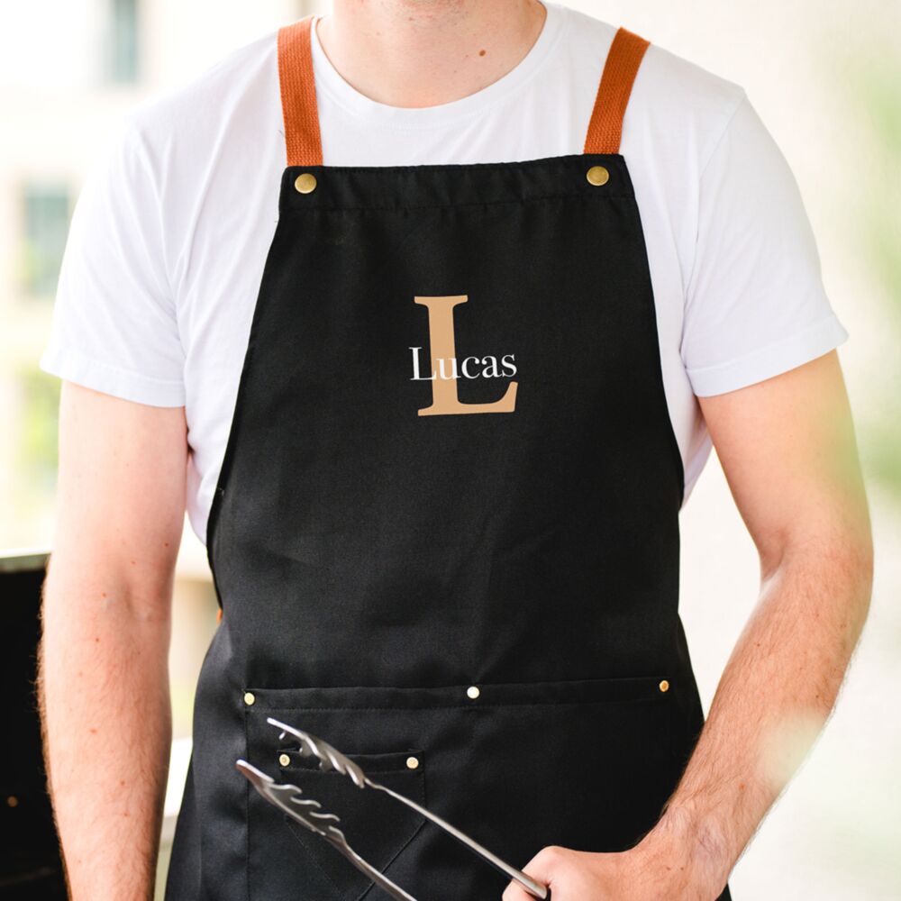 Gepersonaliseerd schort met monogram