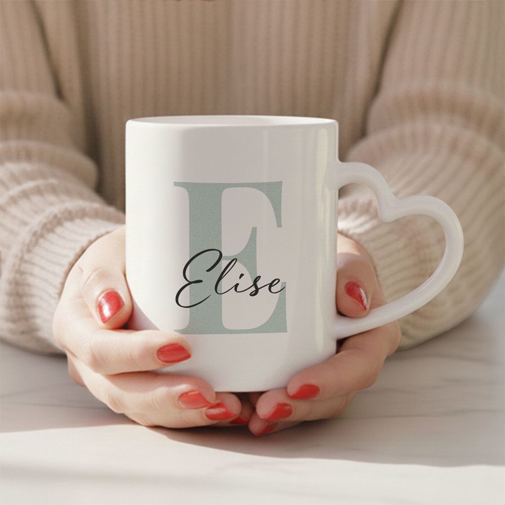 Gepersonaliseerde  mok met monogram