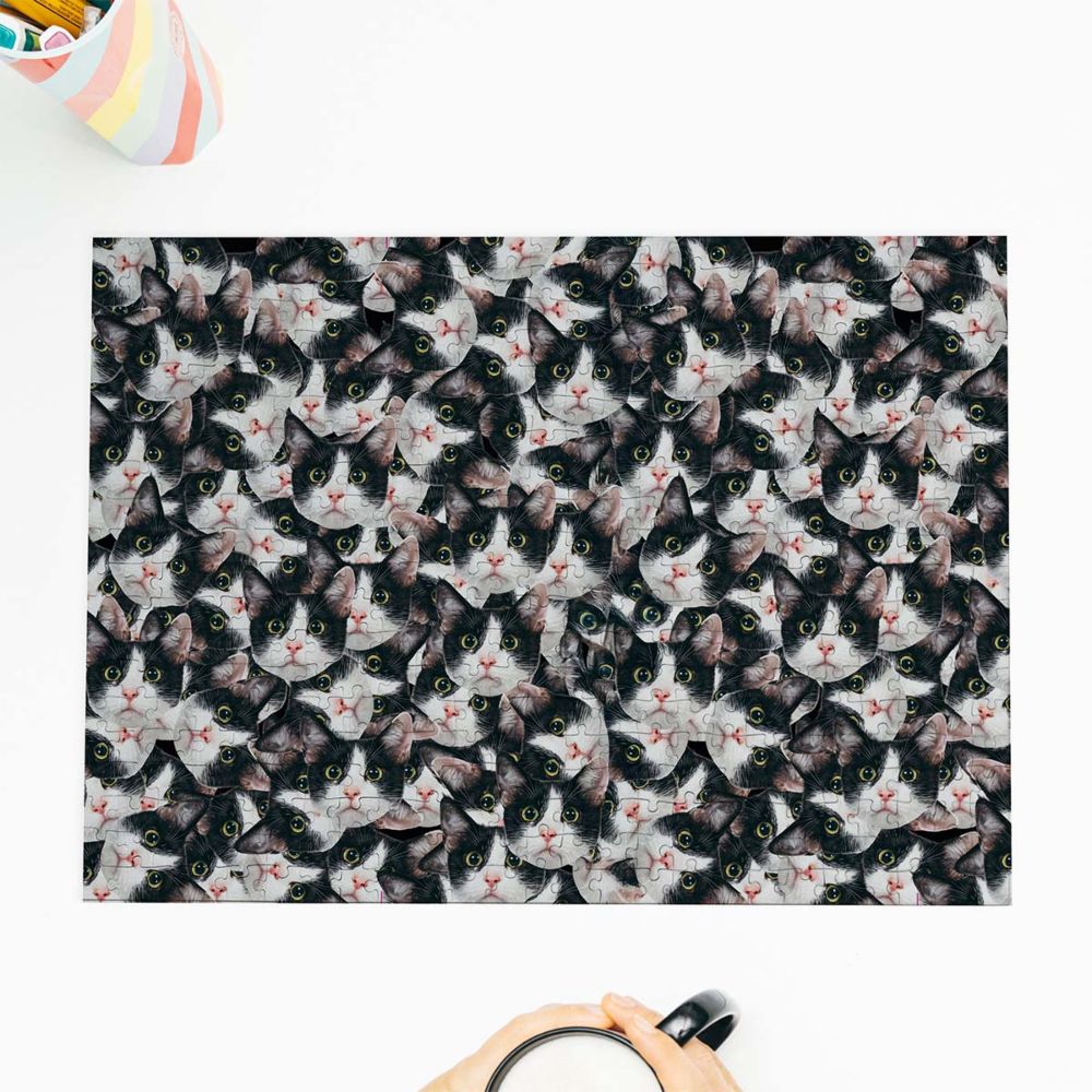 Personaliseerbare puzzel met gezicht