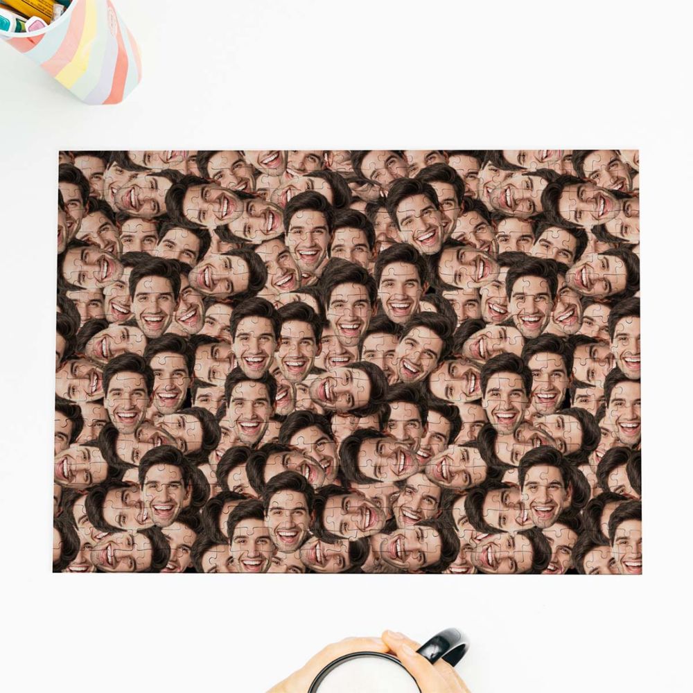 Personaliseerbare puzzel met gezicht
