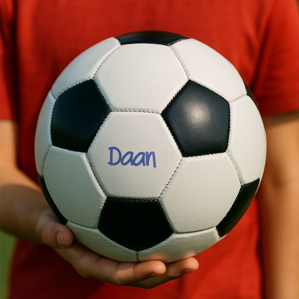 Gepersonaliseerde voetbal met naam