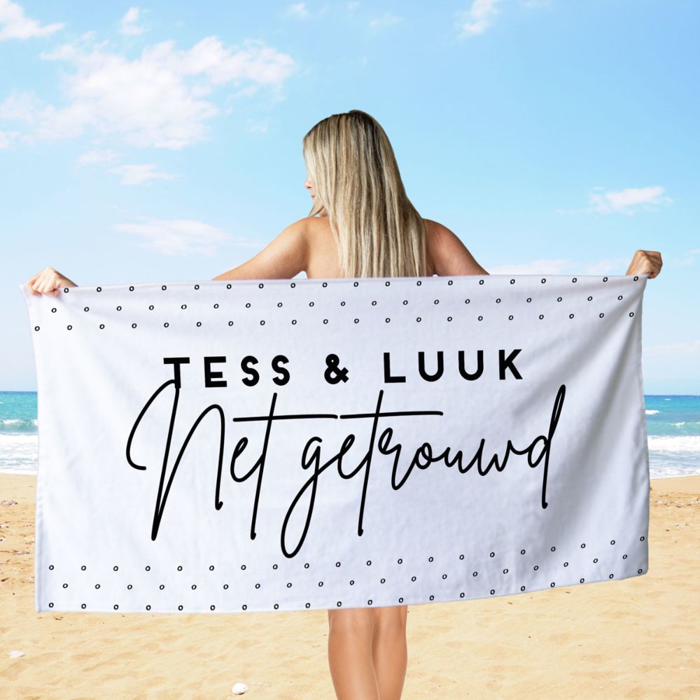 Handdoek Personaliseerbaar met Verschillende Achtergronden