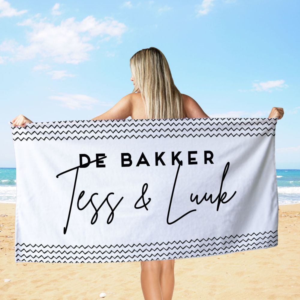 Handdoek Personaliseerbaar met Verschillende Achtergronden