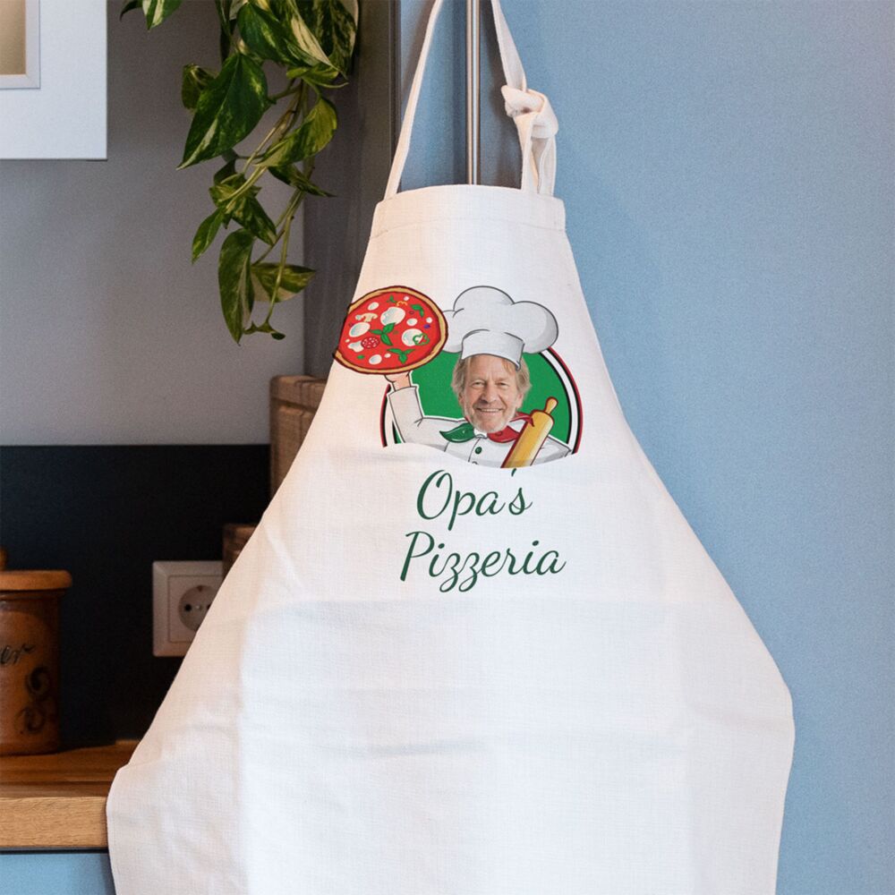 Personaliseerde Keuken Schort met Foto en Naam