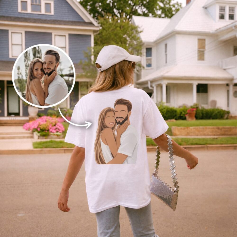 Personaliseerbaar T-shirt met illustratie