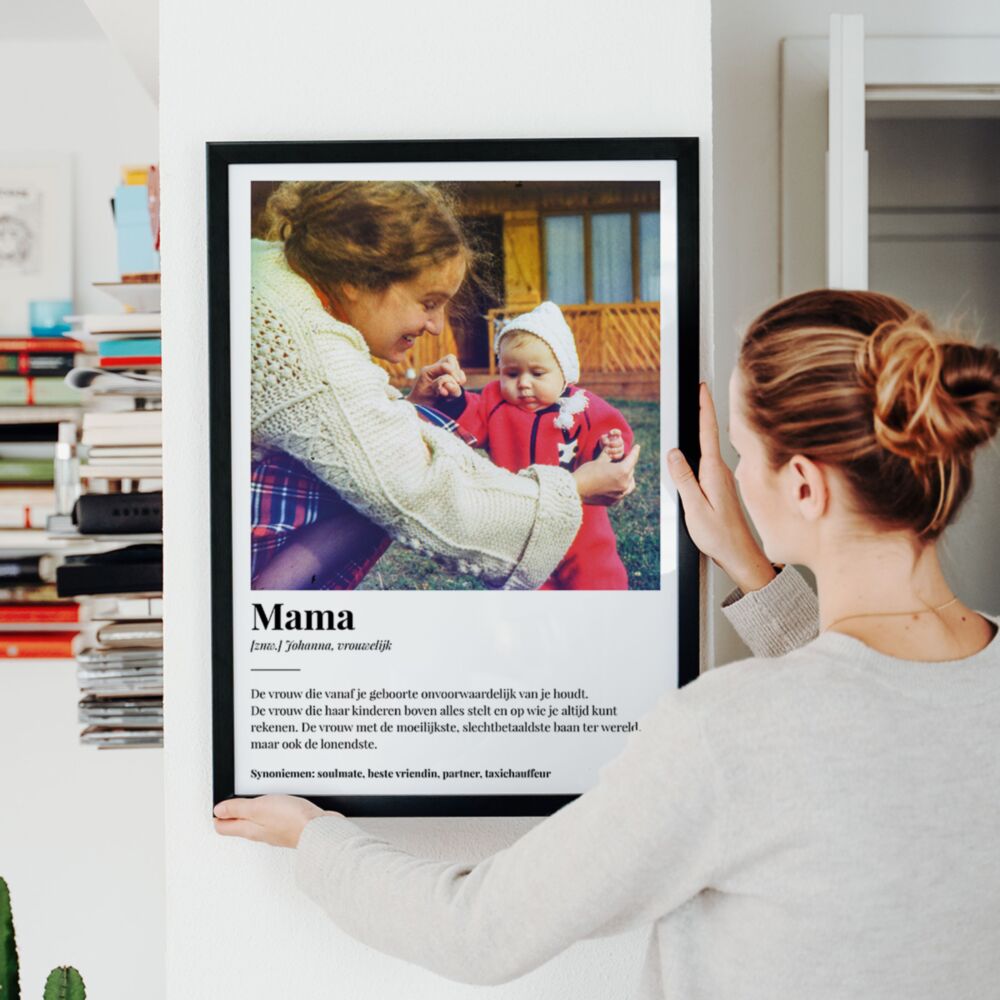 Poster met Foto en Definitie