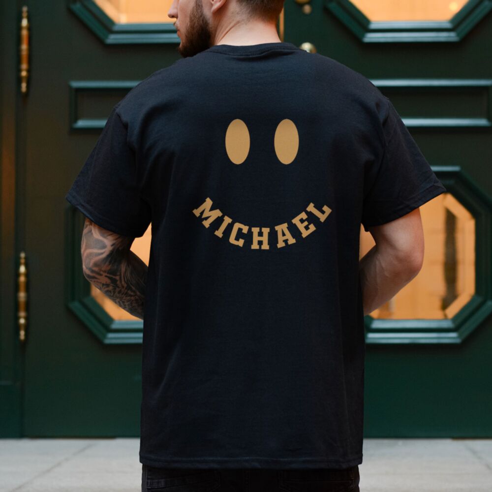 Gepersonaliseerd smiley t-shirt