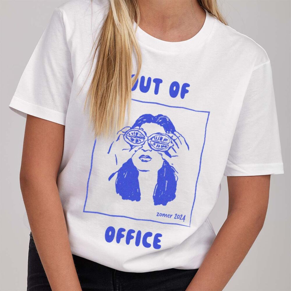 Gepersonaliseerd t-shirt met illustratie en tekst