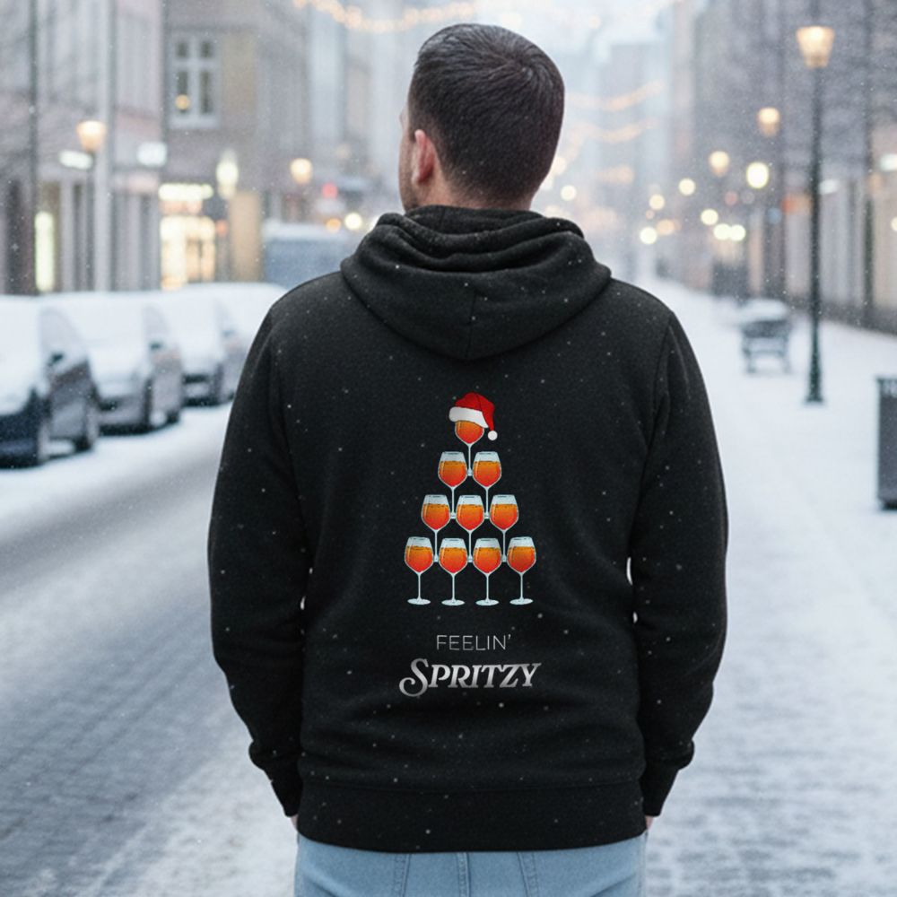 Gepersonaliseerde Aperol kerst hoodie