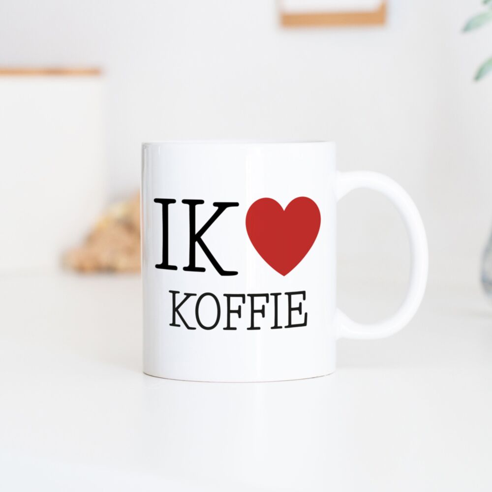 Gepersonaliseerde Mok I Love... met Tekst