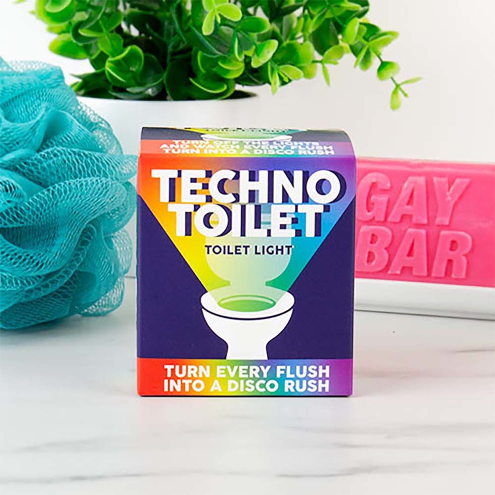 Techno toilet lamp
