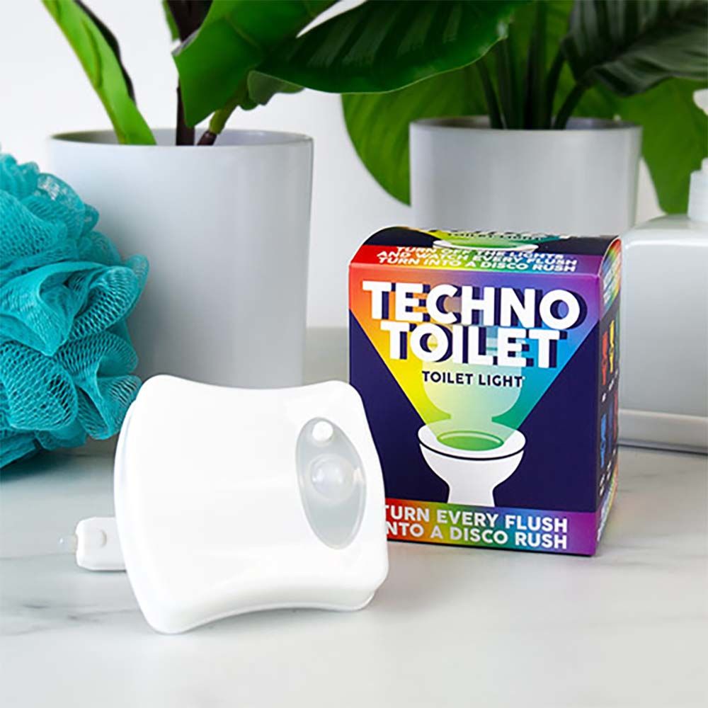 Techno toilet lamp