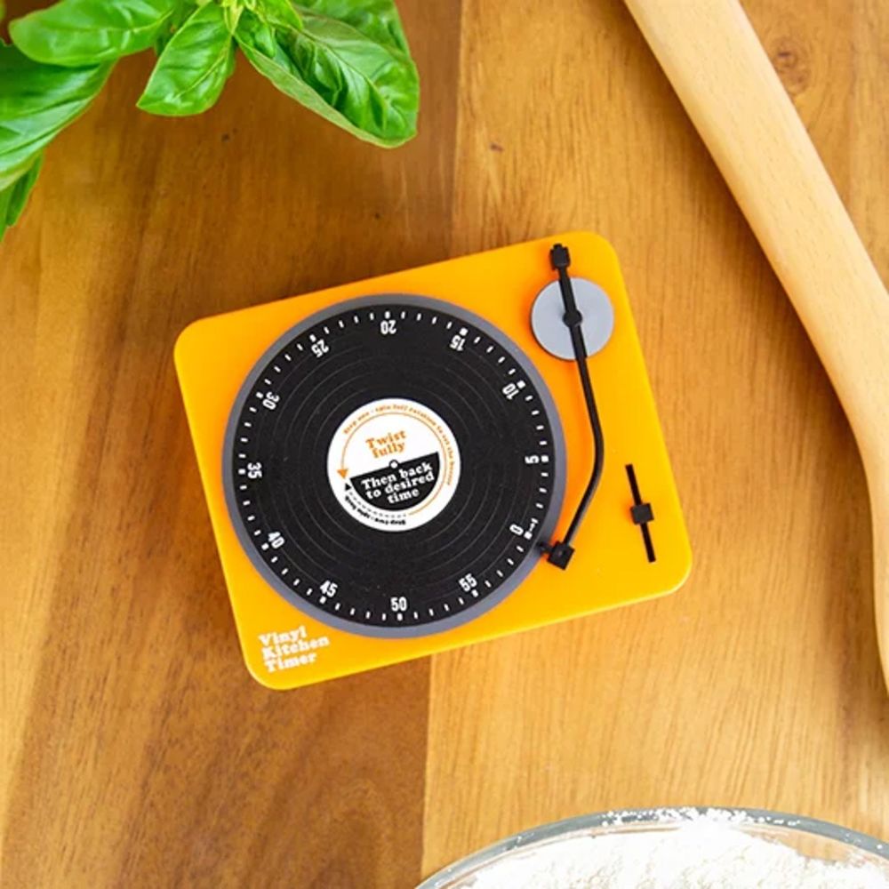 Platenspeler keukentimer