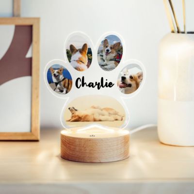 Gepersonaliseerde LED-lamp Pootafdruk
