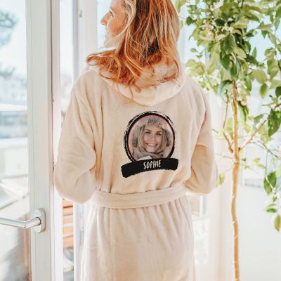 Personaliseerbare Badjas met Foto & Tekst Personaliseerbare Badjas met Foto & Tekst