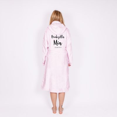 Personaliseerbare badjas met naam Personaliseerbare badjas met naam