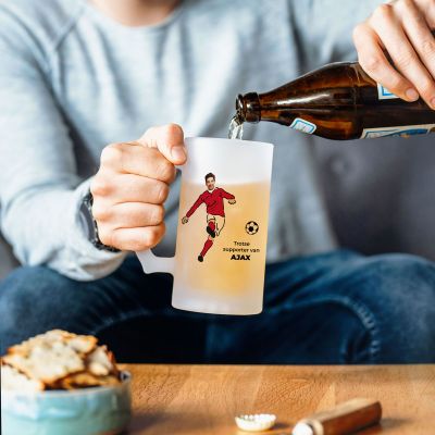 Bierpul voor Voetbalfans met Foto en Tekst Bierpul voor Voetbalfans met Foto en Tekst