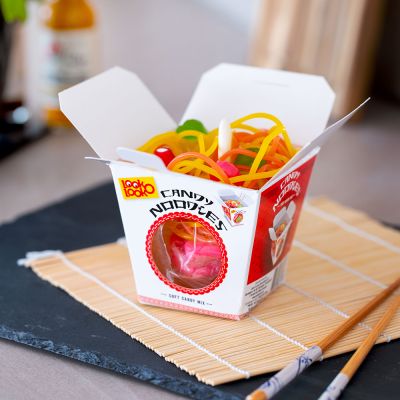 Noodle snack van fruitgums Noodle snack van fruitgums