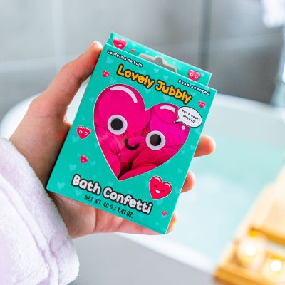 Romantisch cadeau Hartjes confetti voor in bad