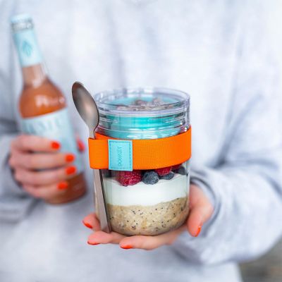 Yoghurt Beker of Lunchpot met 2 compartimenten