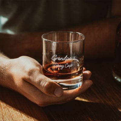 Gepersonaliseerd whisky glas met tekst