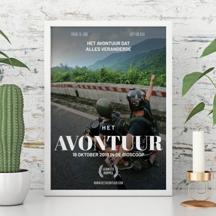 Personaliseerbare poster in filmposter stijl
