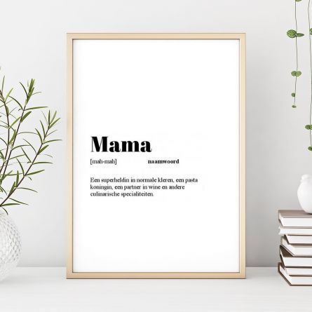 Personaliseerbare Woordenboek Poster